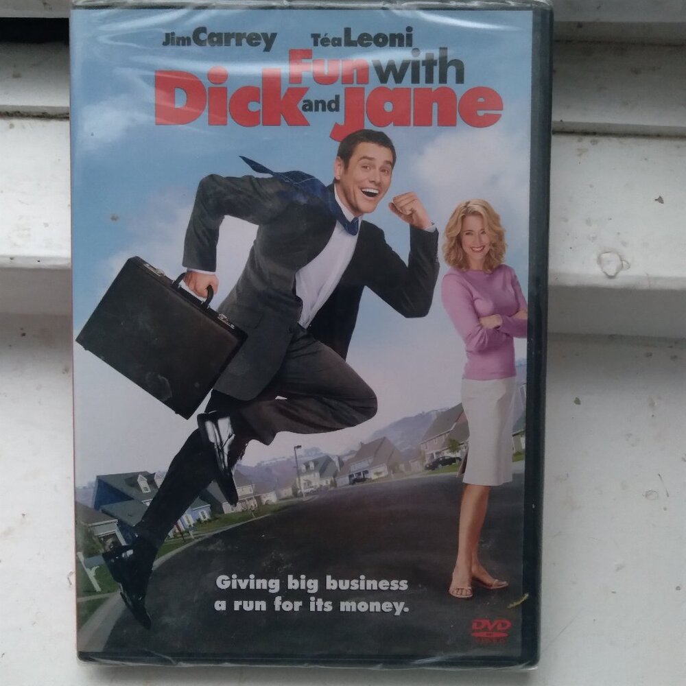 FUN WITH DICK AND JANE JIM CARREY MOVIE 2005 DVD COMEDY PG-13 SPECIAL FEATURES
